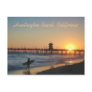 Huntington Beach at Sunset Postcard
