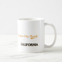 Huntington City Beach California Classic Coffee Mugs