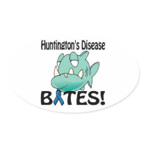 Huntingtons Disease BITES Sticker