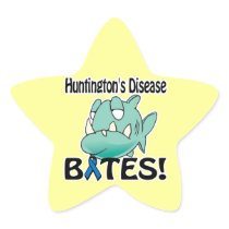 Huntingtons Disease BITES Stickers