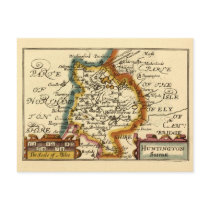 "Huntingtonshire" Huntingdonshire County Map