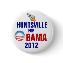 Huntsville for Obama Button