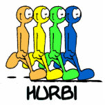 Hurbi Walking Magnet Cut Out