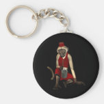 Hurdy Gurdy 3D Music Monkey 12 Key Chain