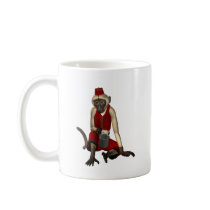 Hurdy Gurdy 3D Music Monkey 12 Coffee Mug