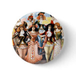 Hurly-Burly Extravaganza and Refined Vaudeville buttons