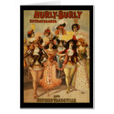 Hurly-Burly Extravaganza and Refined Vaudeville cards