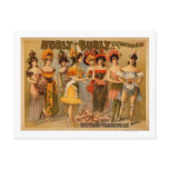 Hurly-Burly Extravaganza and Refined Vaudeville postcards