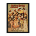 Hurly-Burly Extravaganza and Refined Vaudeville postcards