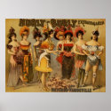 Hurly-Burly Extravaganza and Refined Vaudeville posters