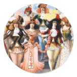 Hurly-Burly Extravaganza and Refined Vaudeville stickers