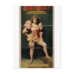 Hurly Burly, 'Sylvia Thorne' Retro Theater Post Card