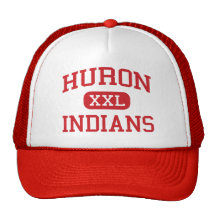 Huron - Indians - High - New Boston Michigan Hats