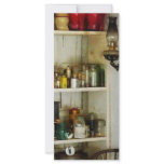 Hurricane Lamp in Pantry Full Color Rack Card