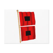 Hurricane Warning Post Card