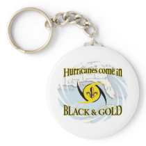 Hurricanes in Black & Gold Keychains