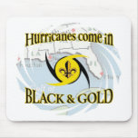 Hurricanes in Black & Gold mousepads