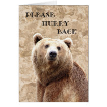 Hurry Back Card