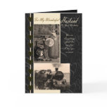 Husband, Birthday Husband steam train cards