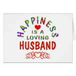 Husband Happiness cards