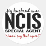 Husband Is An NCIS Agent Stickers