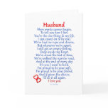 Husband Love Card