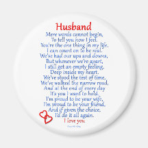 Husband Love Fridge Magnets