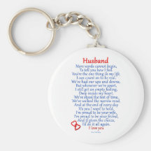 Husband Love Keychain