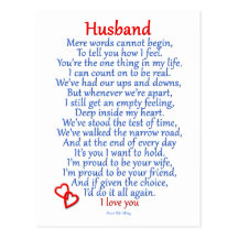 Husband Love Post Cards