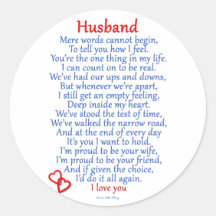 Husband Love Sticker