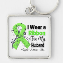 Husband - Lymphoma Ribbon Key Chain