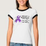 Husband Purple Ribbon - Pancreatic Cancer t-shirts