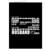 Husbands Wedding Anniversaries Birthdays Qualities Greeting Cards