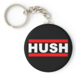 Hush Logo Keychain