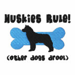 Huskies Rule Embroidered Shirt (T-Shirt) embroidered shirts