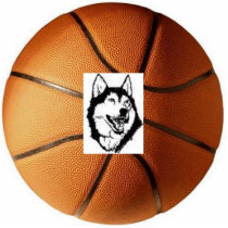 Husky Basketball Photo Sculptures