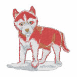 Husky embroidered shirts