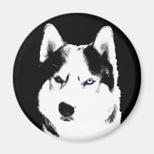 Husky Fridge Magnet Alaskan Sled Dog Magnet / Gift