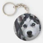 Husky Puppy Keychain