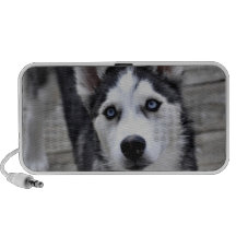 Husky Puppy Portable Speakers