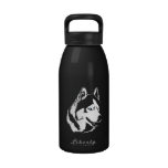 Husky Water Bottle Personalized Husky Dog Bottle
