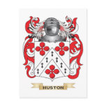 Huston Coat of Arms (Family Crest) postcards