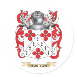 Huston Coat of Arms (Family Crest) stickers
