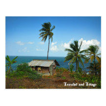 Hut On Trinidad's North Coast Post Card