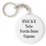 HVAC R Techs Provide Better Orgasms keychains