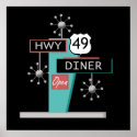HWY 49 Diner Poster posters