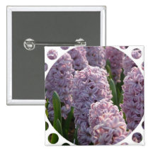 Hyacinth Bulbs Square Pin