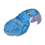 Hyacinth Macaw embroidered shirts