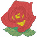 Hybrid Tea- Forty Niner Rose embroidered shirts