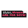Hybrids Are For Boys